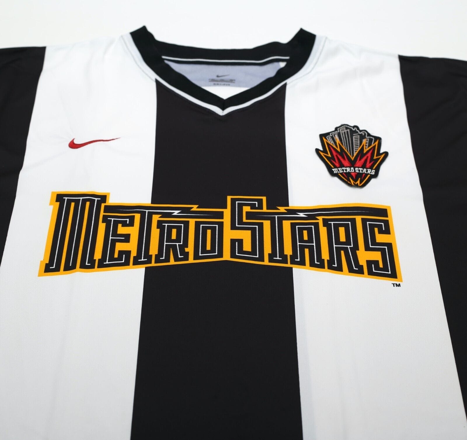 2000/02 New York / New Jersey Metrostars Vintage Nike Away Football Sh