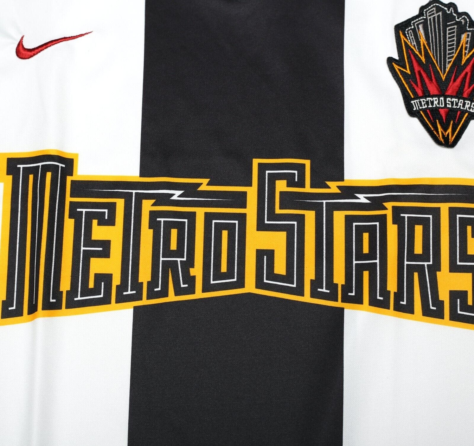 2000/02 NEW YORK/NEW JERSEY METROSTARS Vintage Nike Away Football Shirt (XL) MLS