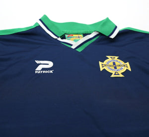 2000/02 NORTHERN IRELAND Vintage Patrick Away Football Shirt (Y/XS) 32/34