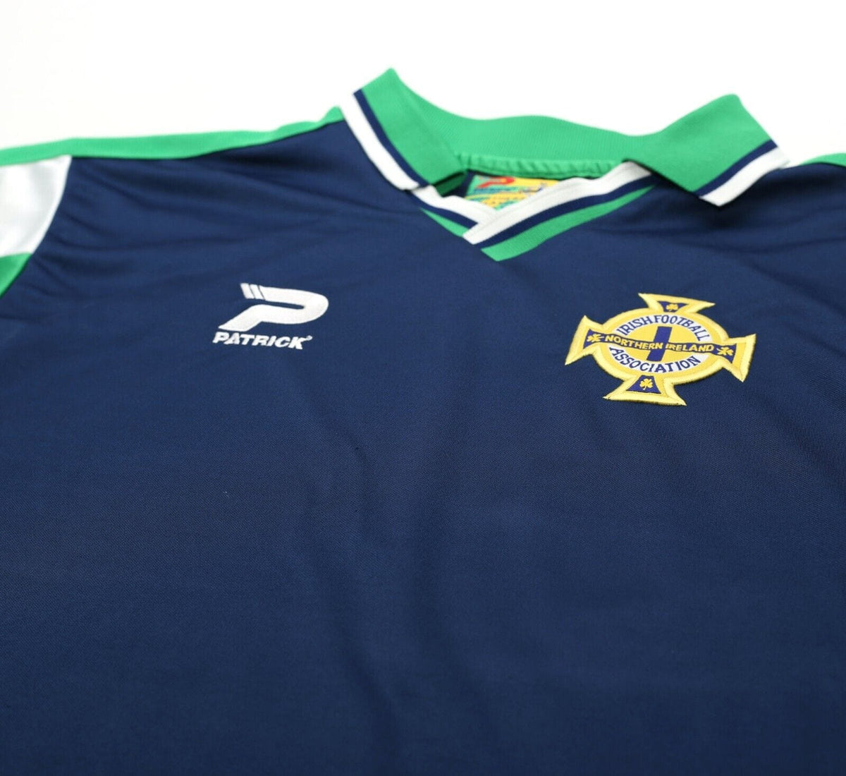 2000/02 NORTHERN IRELAND Vintage Patrick Away Football Shirt (Y/XS) 32/34
