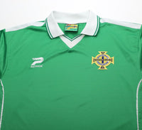 2000/02 NORTHERN IRELAND Vintage Patrick Home Football Shirt (L)