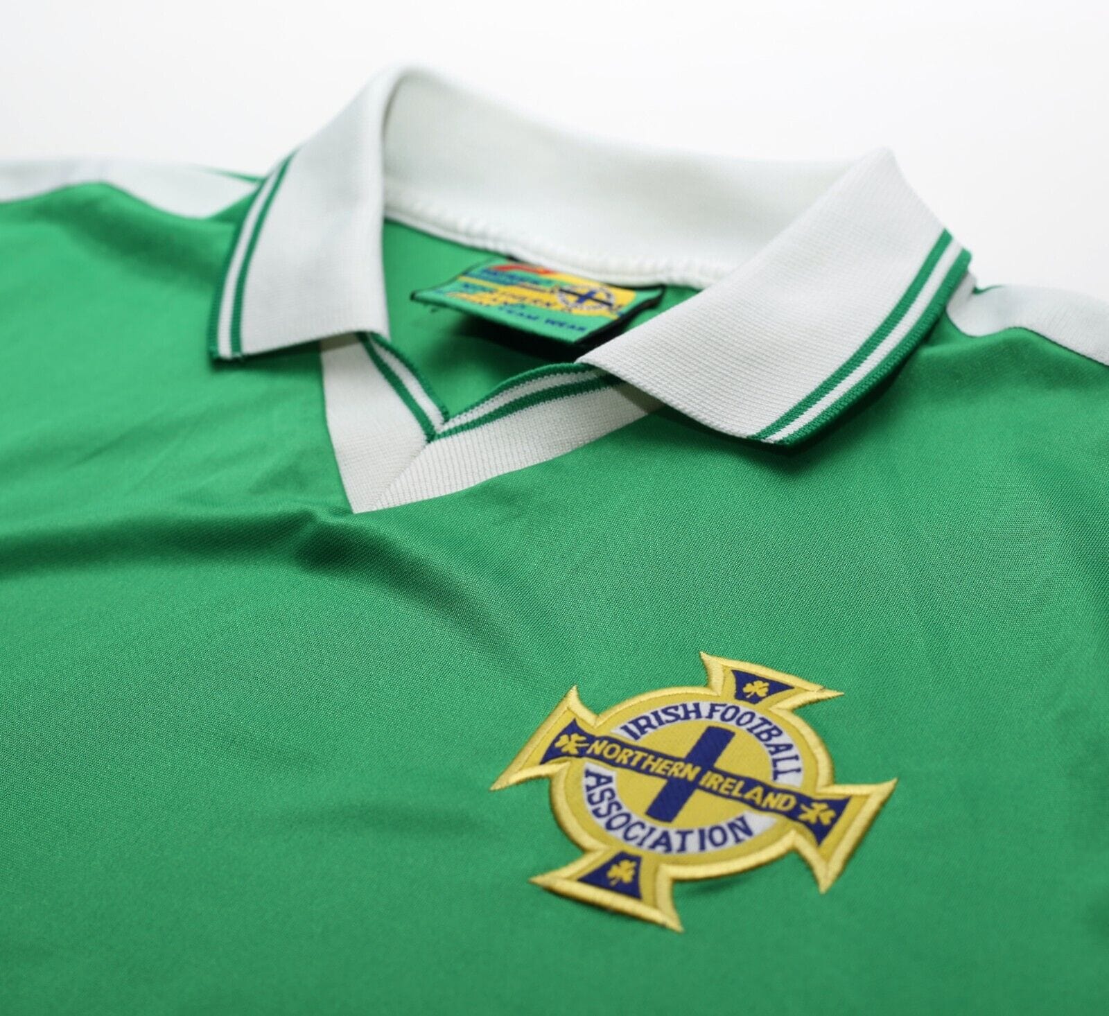 2000/02 NORTHERN IRELAND Vintage Patrick Home Football Shirt (L)