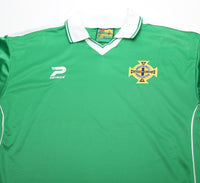2000/02 NORTHERN IRELAND Vintage Patrick Home Football Shirt (XXL)