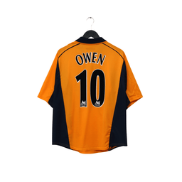 2000/02 Owen #10 Liverpool Vintage Reebok Away Football Shirt (L)