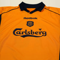 2000/02 Owen #10 Liverpool Vintage Reebok Away Football Shirt (L)