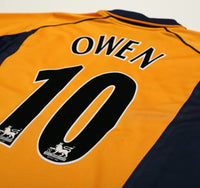 2000/02 OWEN #10 Liverpool Vintage Reebok Away Football Shirt (M)