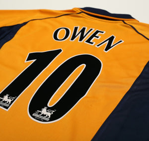 2000/02 OWEN #10 Liverpool Vintage Reebok Away Football Shirt (M)