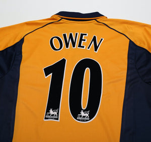2000/02 OWEN #10 Liverpool Vintage Reebok Away Football Shirt (M)