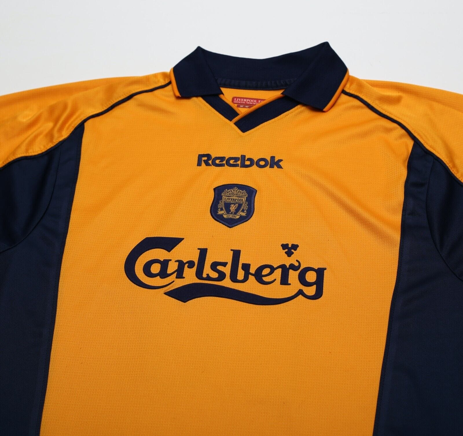 2000/02 OWEN #10 Liverpool Vintage Reebok Away Football Shirt (M