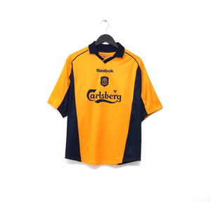 2000/02 OWEN #10 Liverpool Vintage Reebok Away Football Shirt (M)
