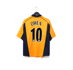 2000/02 OWEN #10 Liverpool Vintage Reebok Away Football Shirt (M)