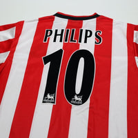 2000/02 Philips #10 Sunderland Vintage Nike Home Football Shirt (L)