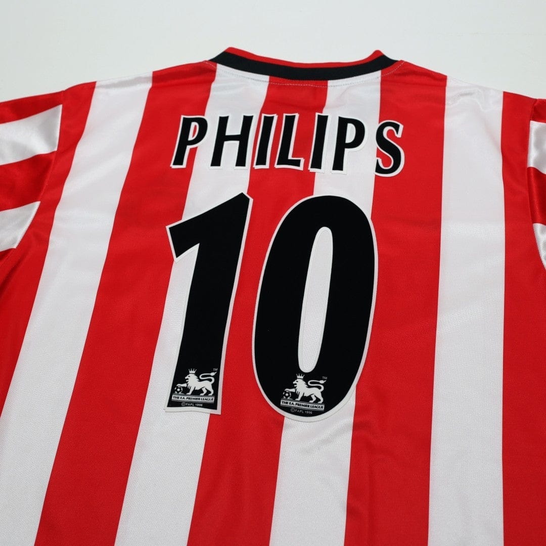 2000/02 Philips #10 Sunderland Vintage Nike Home Football Shirt (L)