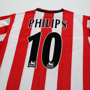 2000/02 Philips #10 Sunderland Vintage Nike Home Football Shirt (L)