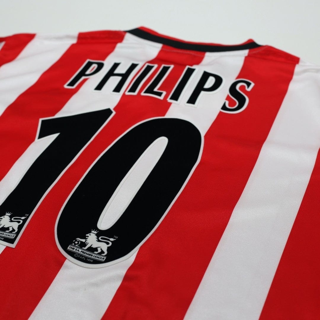 2000/02 Philips #10 Sunderland Vintage Nike Home Football Shirt (L)