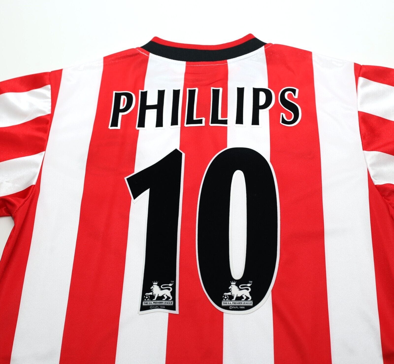 2000/02 PHILLIPS #10 Sunderland Vintage Nike Home Football Shirt (S/M)