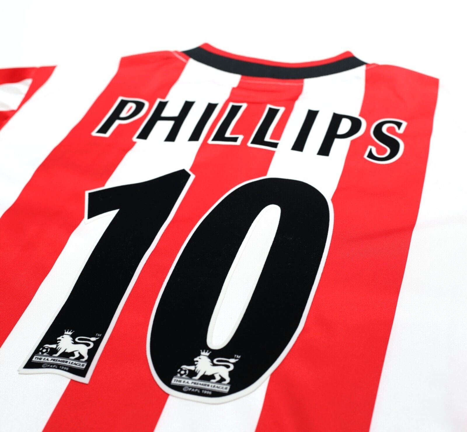 2000/02 PHILLIPS #10 Sunderland Vintage Nike Home Football Shirt (S/M)