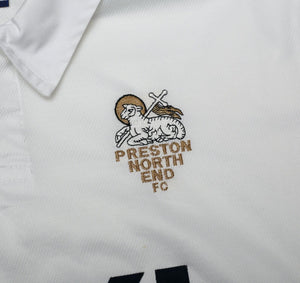 2000/02 PRESTON NORTH END Vintage Bloggs Play Off Final Home Football Shirt (L)