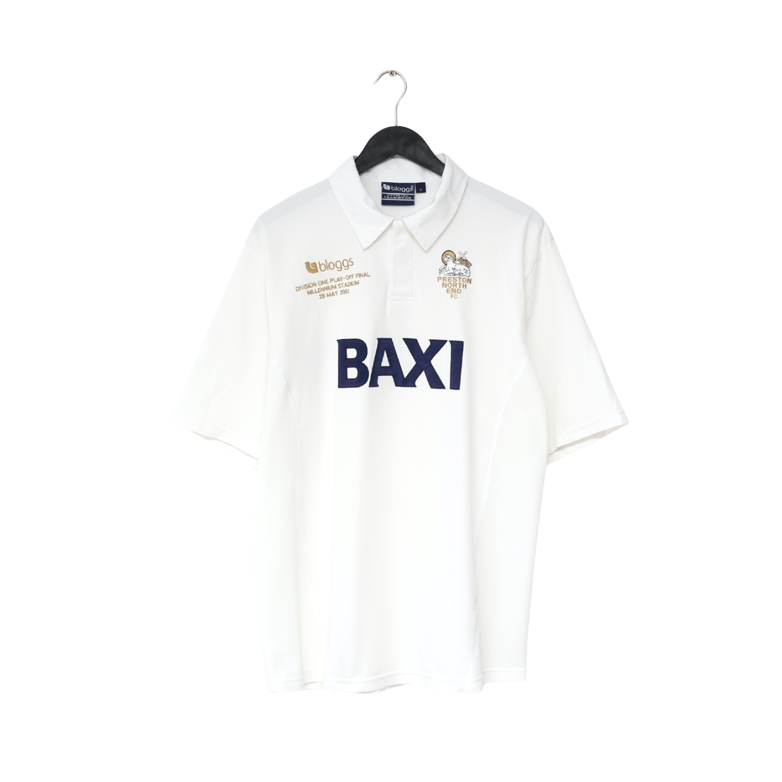 2000/02 PRESTON NORTH END Vintage Bloggs Play Off Final Home Football Shirt (XL)
