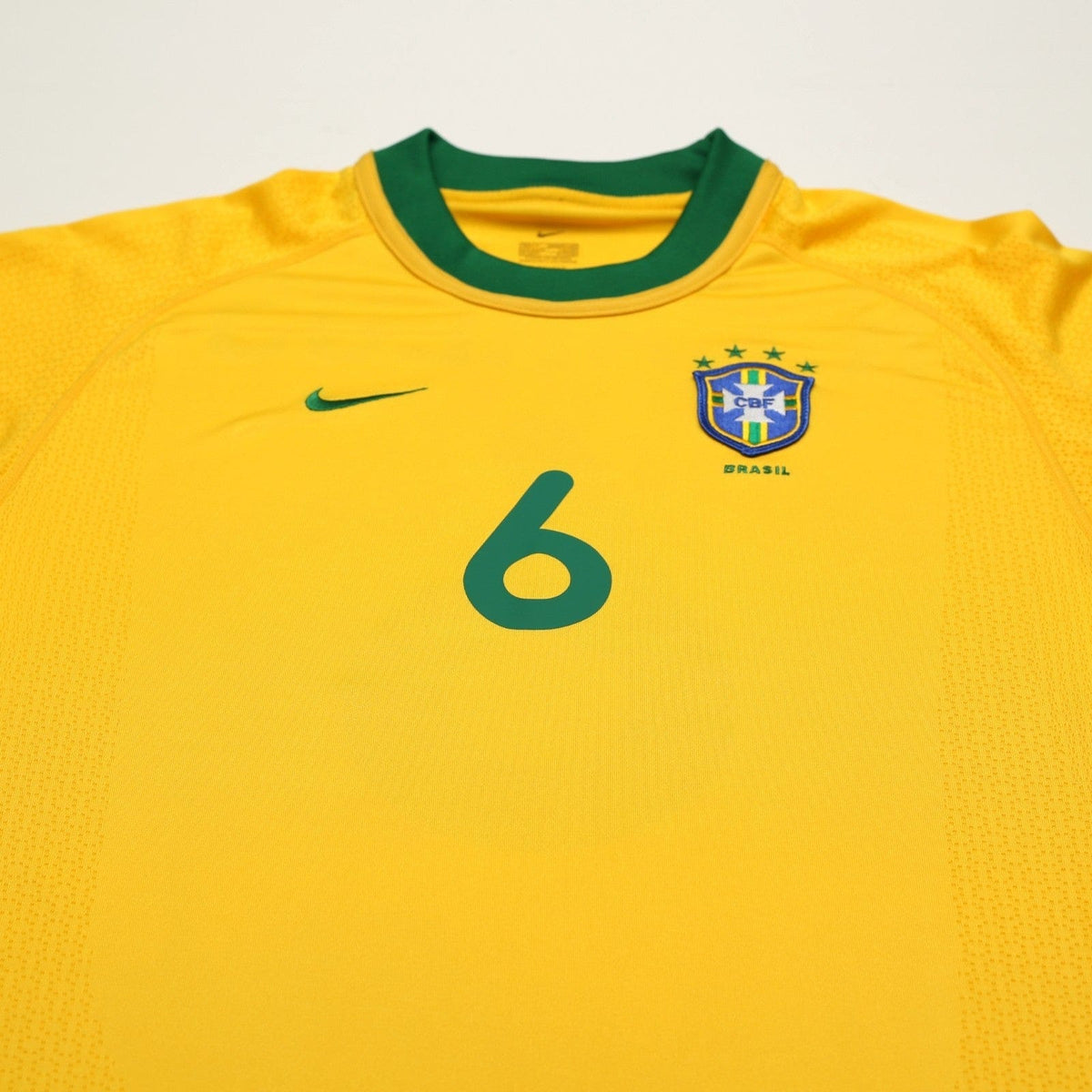 2000/02 Roberto Carlos #6 Brazil Vintage Nike Home Football Shirt (S/M)