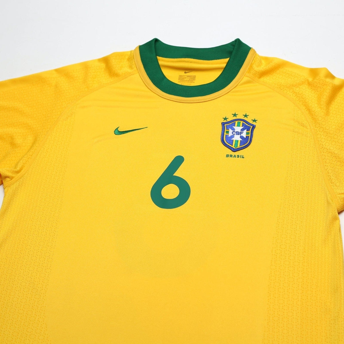 2000/02 Roberto Carlos #6 Brazil Vintage Nike Home Football Shirt (S/M)