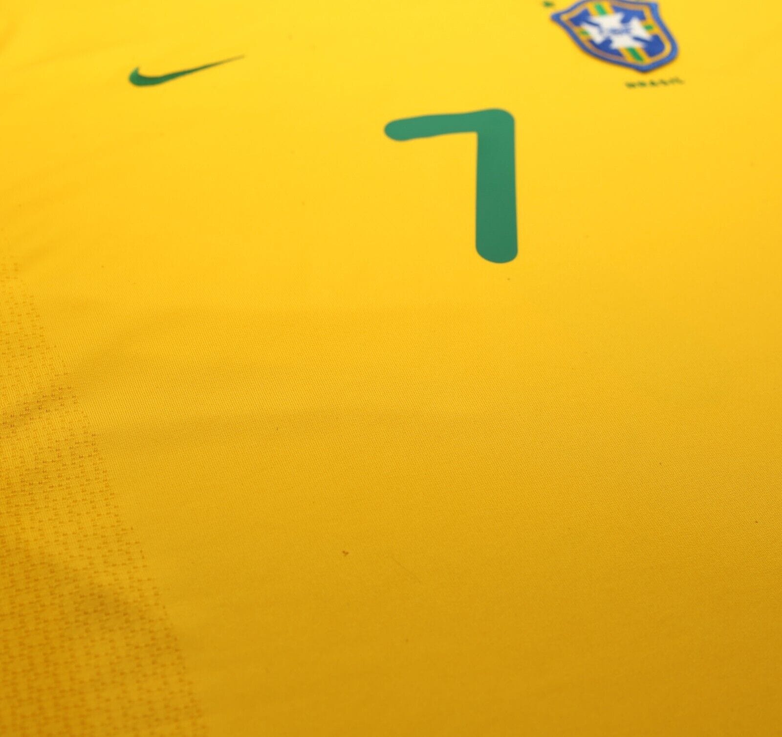 2000/02 RONALDINHO #7 Brazil Vintage Nike Home Football Shirt (L) Olympics 2000