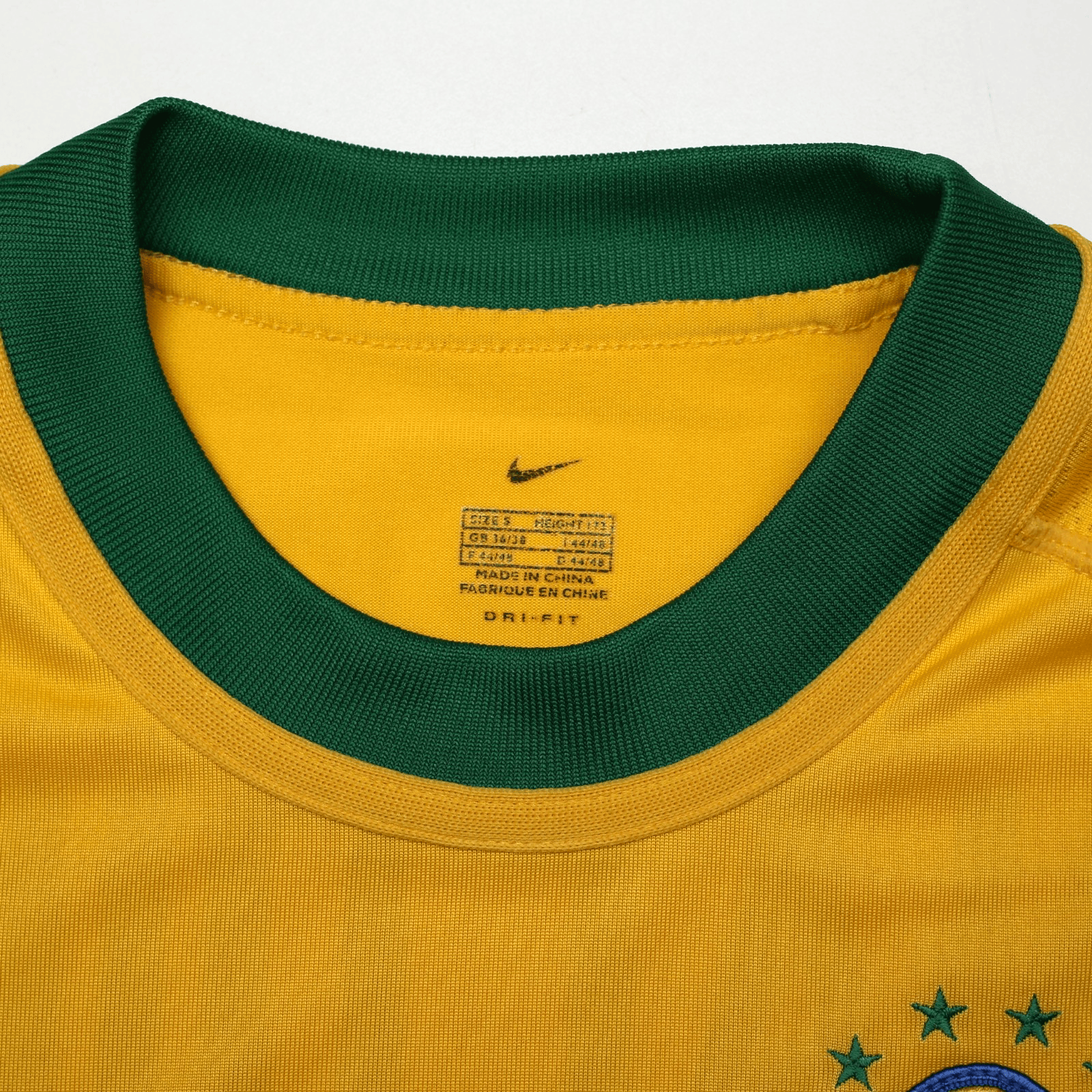 2000/02 Ronaldinho #7 Brazil Vintage Nike Home Football Shirt (S) Olympics 2000