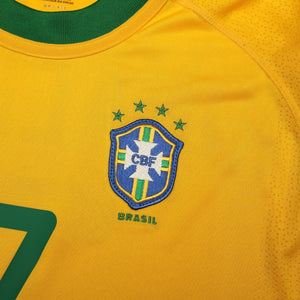 2000/02 Ronaldinho #7 Brazil Vintage Nike Home Football Shirt (S) Olympics 2000