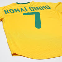 2000/02 Ronaldinho #7 Brazil Vintage Nike Home Football Shirt (S) Olympics 2000