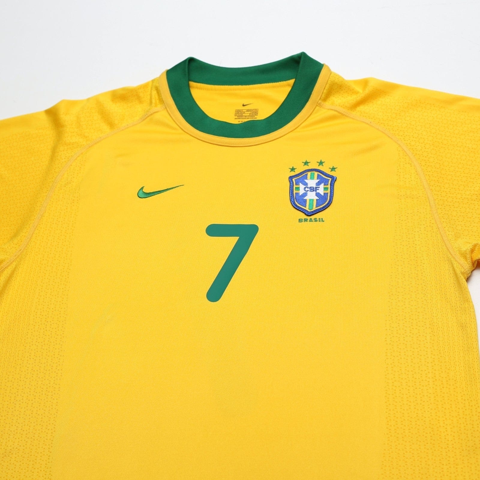 2000/02 Ronaldinho #7 Brazil Vintage Nike Home Football Shirt (S) Olympics 2000