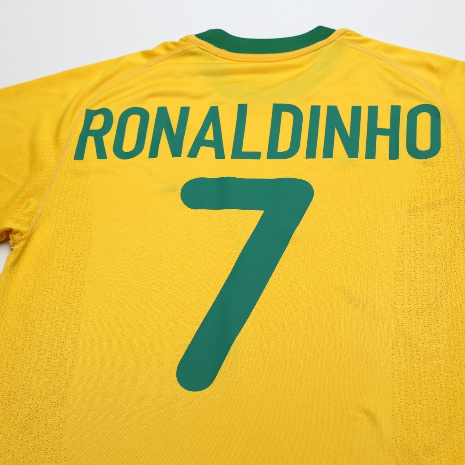 2000/02 Ronaldinho #7 Brazil Vintage Nike Home Football Shirt (S) Olympics 2000