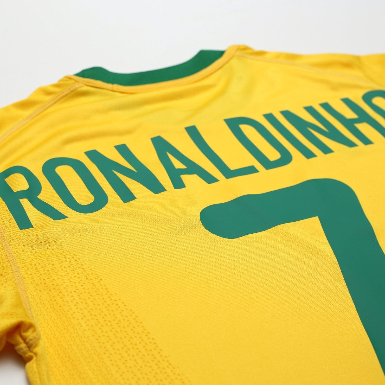 2000/02 Ronaldinho #7 Brazil Vintage Nike Home Football Shirt (S) Olympics 2000