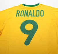 2000/02 RONALDO #9 Brazil Vintage Nike Home Football Shirt (M) Inter Milan