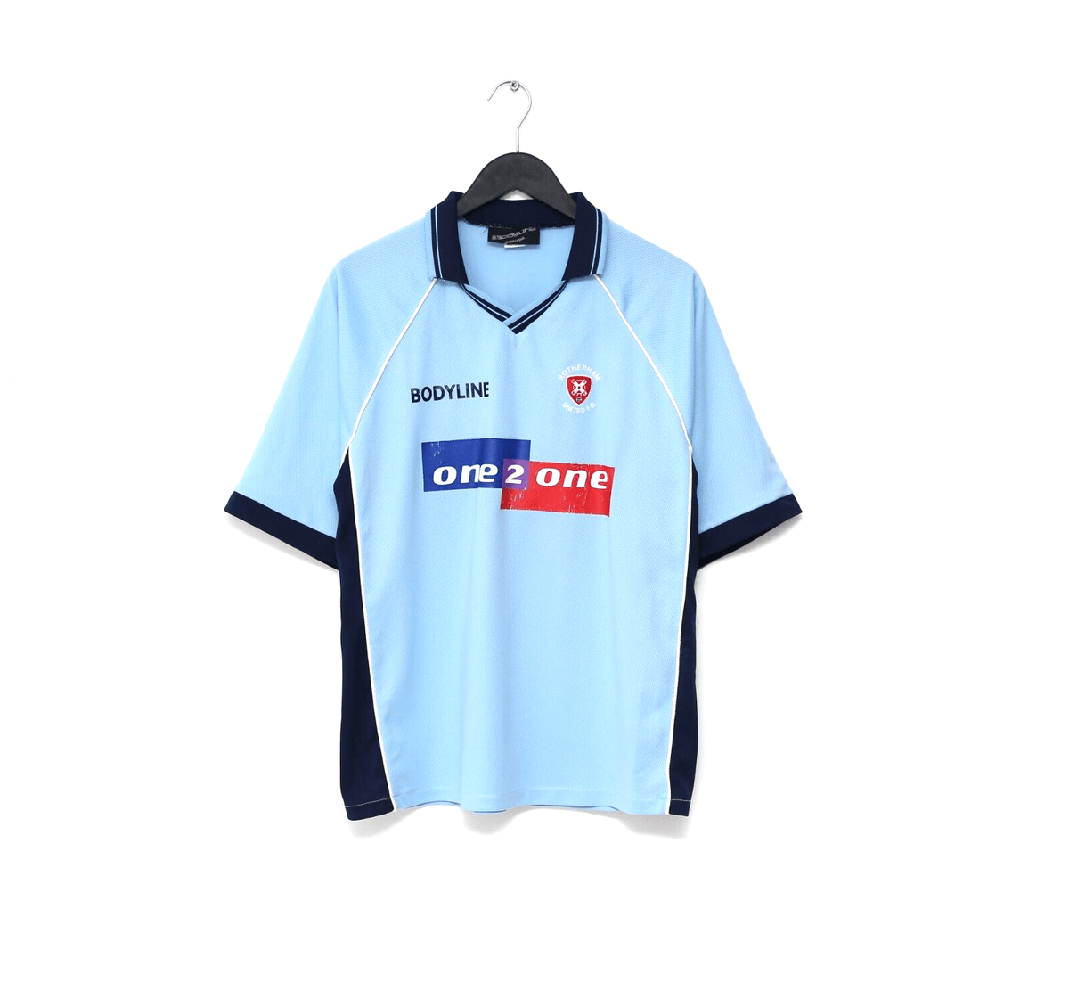 2000/02 ROTHERHAM UNITED Vintage Bodyline Football Away Shirt (M)