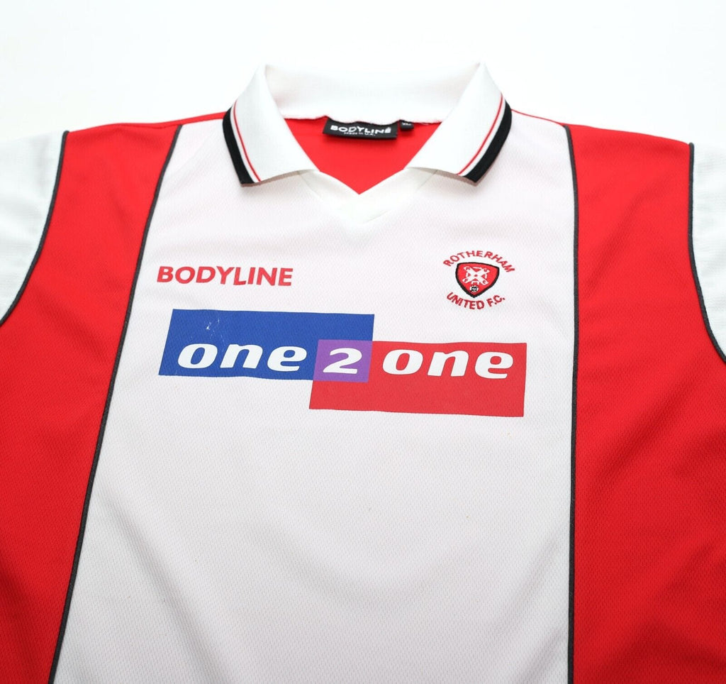 2000/02 ROTHERHAM UNITED Vintage Bodyline Football Home Shirt (XL)