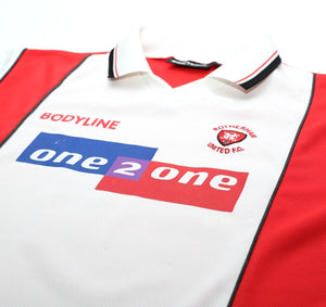 2000/02 ROTHERHAM UNITED Vintage Bodyline Football Home Shirt (XL)