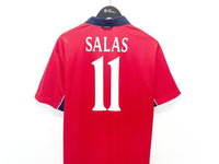 2000/02 SALAS #11 Chile Vintage Umbro Home Football Shirt (L) Lazio Juventus