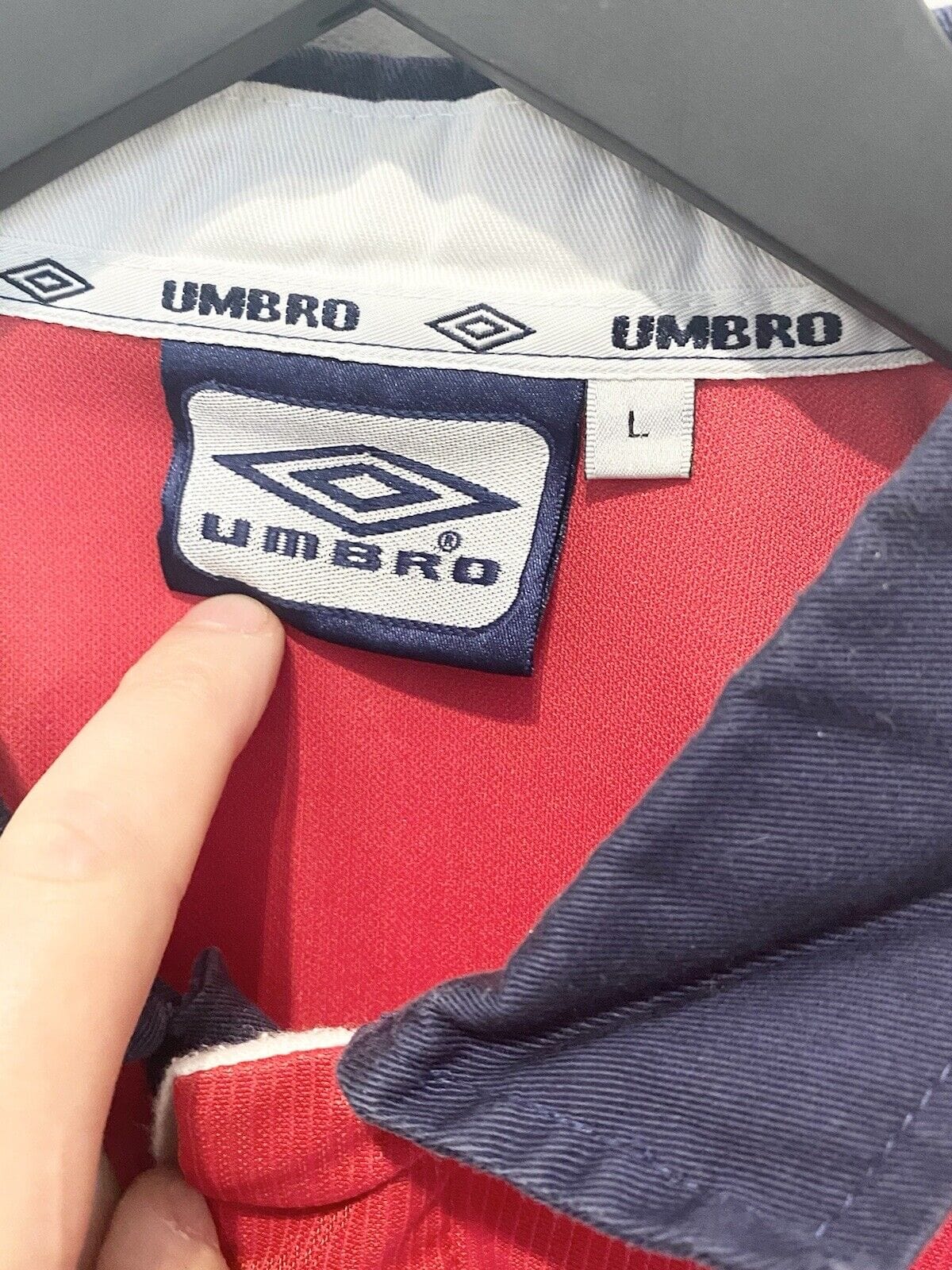 2000/02 SALAS #11 Chile Vintage Umbro Home Football Shirt (L) Lazio Juventus