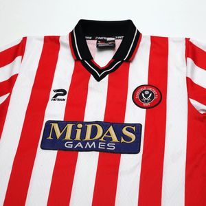 2000/02 Sheffield United Vintage Patrick Home Football Shirt (M)