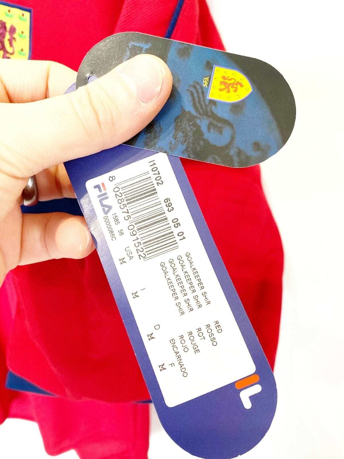 2000/02 SULLIVAN #1 Scotland Vintage FILA GK Football Shirt (M) BNWT Tottenham