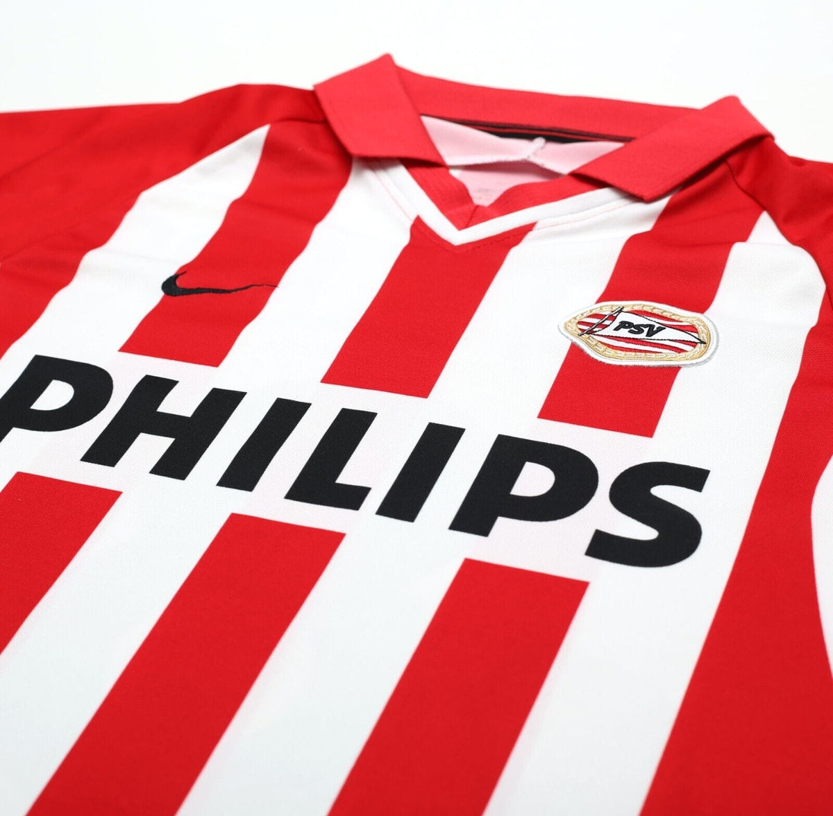 2000/02 VAN NISTELROOY #8 PSV Vintage Nike Home Football Shirt (L)
