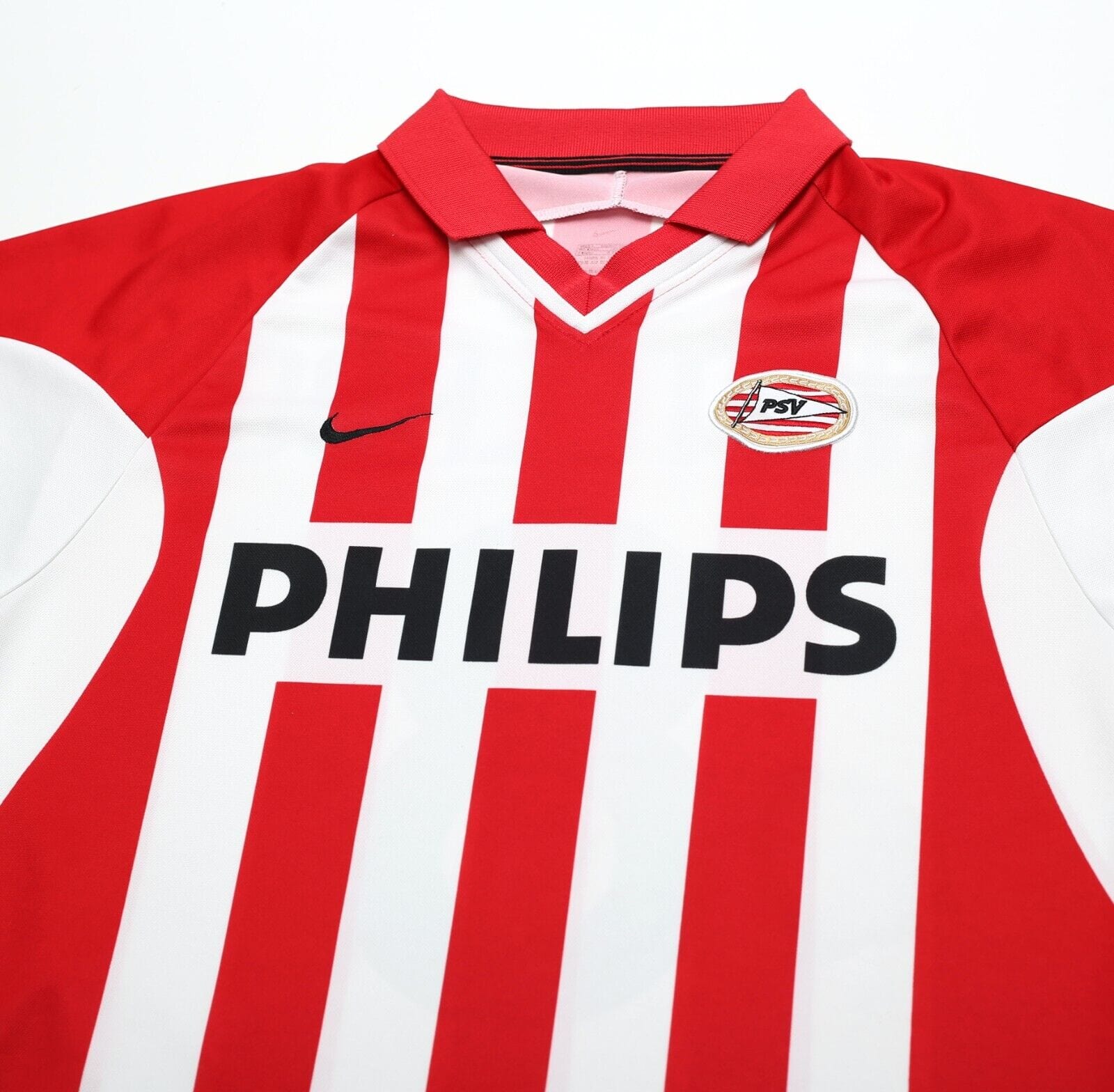 2000/02 VAN NISTELROOY #8 PSV Vintage Nike Home Football Shirt (L)