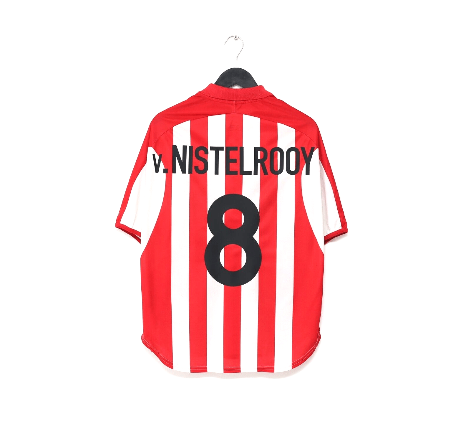 2000/02 VAN NISTELROOY #8 PSV Vintage Nike Home Football Shirt (L)