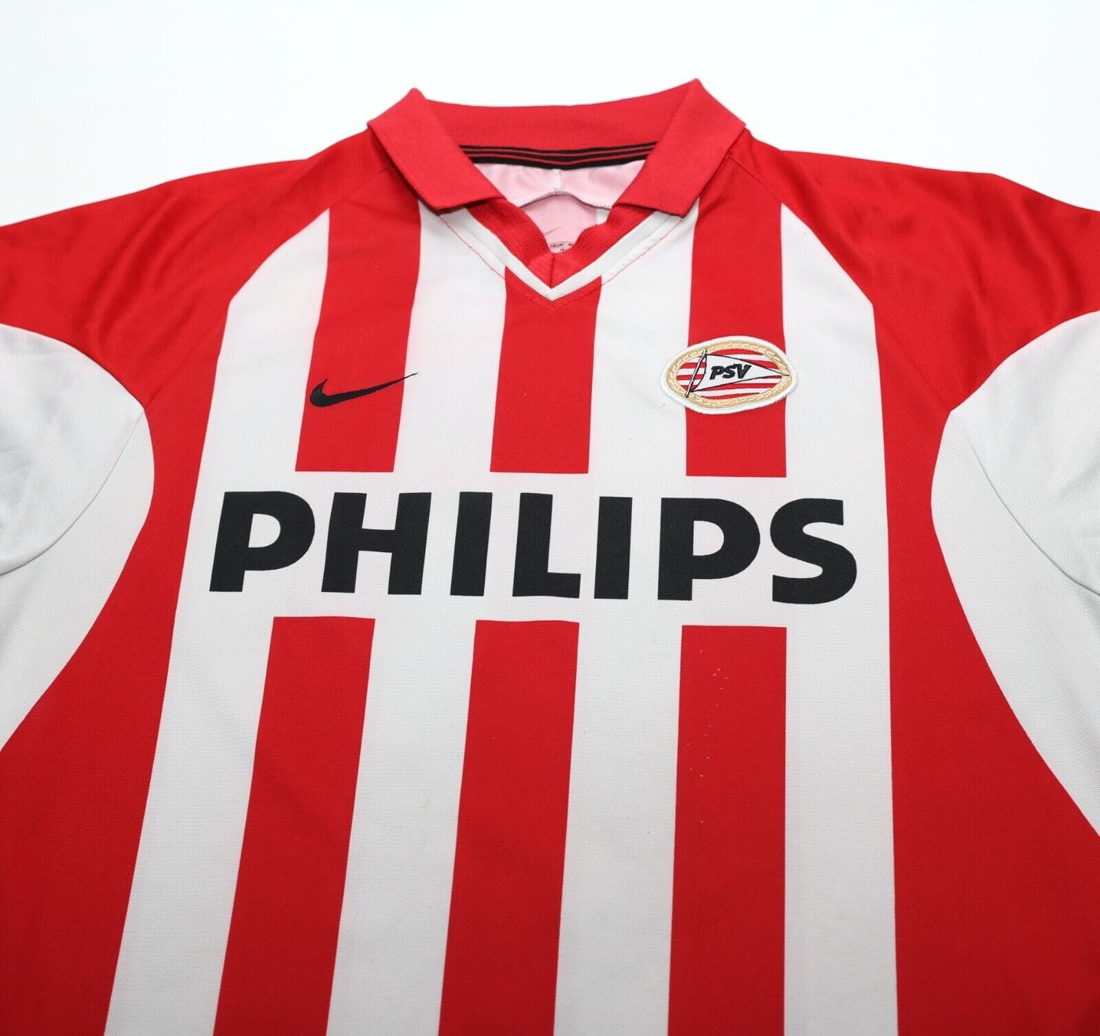 2000/02 VAN NISTELROOY #8 PSV Vintage Nike Home Football Shirt (L)