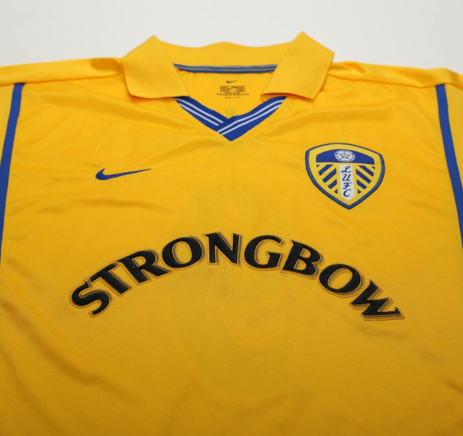 2000/02 VIDUKA #9 Leeds United Vintage Nike Away Football Shirt (L)