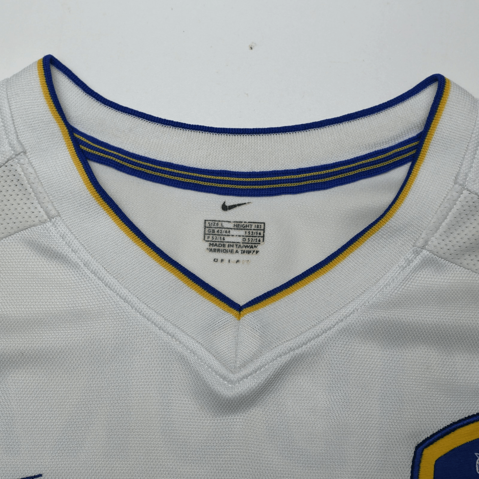 2000/02 Viduka #9 Leeds United Vintage Nike Home Football Shirt (L)