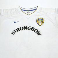 2000/02 Viduka #9 Leeds United Vintage Nike Home Football Shirt (L)