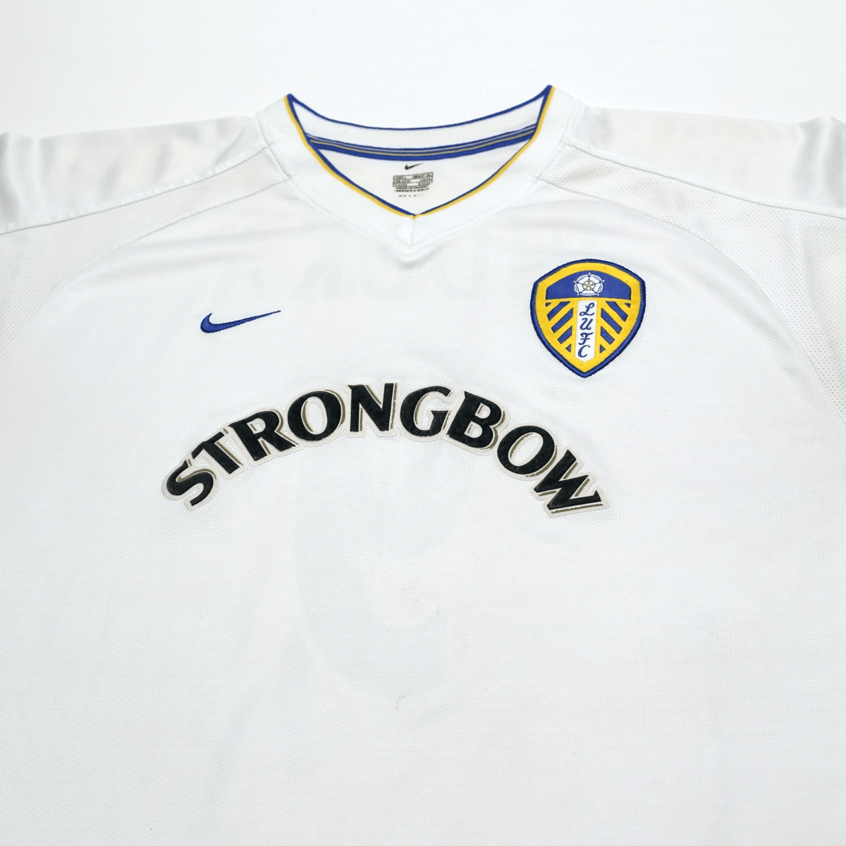 2000/02 Viduka #9 Leeds United Vintage Nike Home Football Shirt (L)