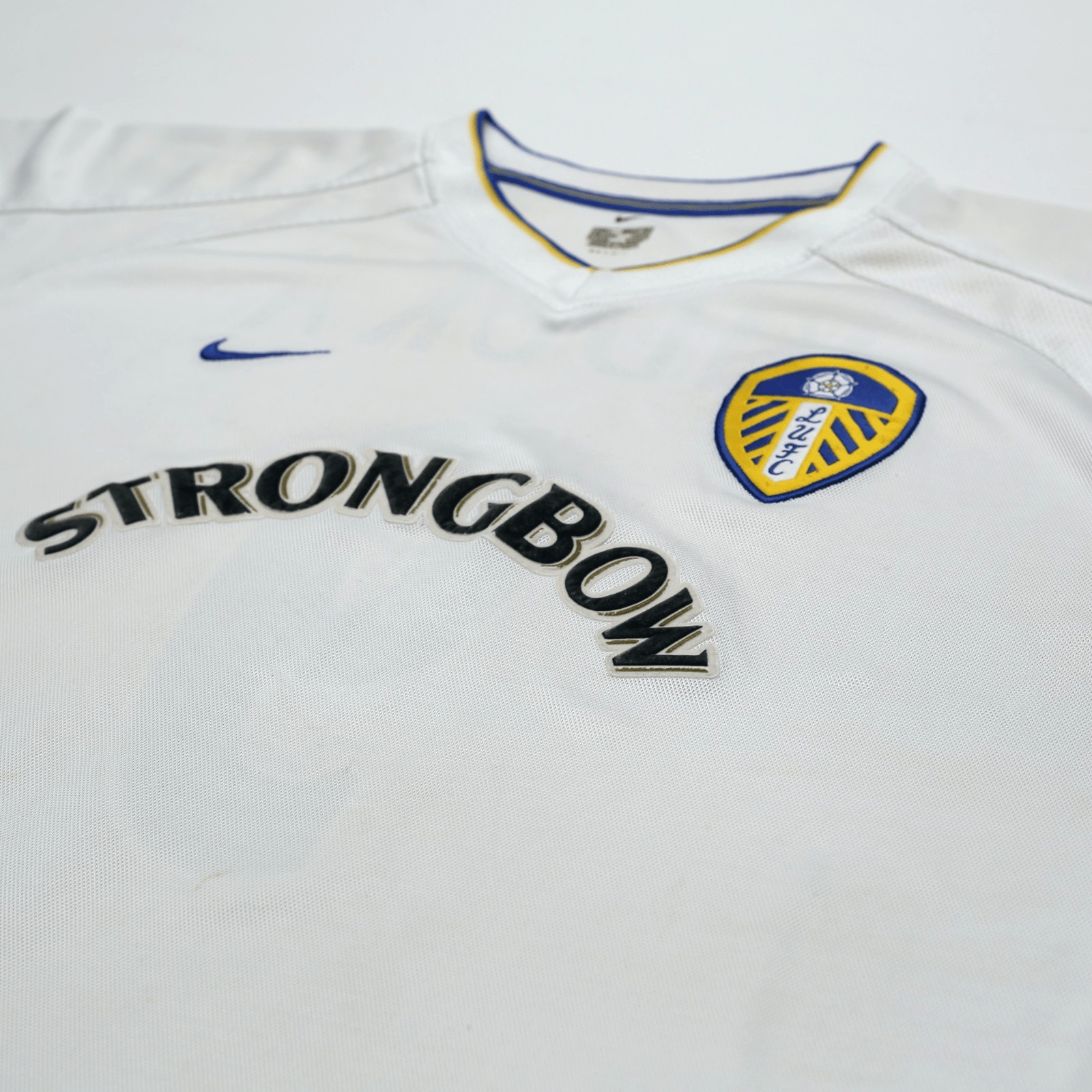2000/02 Viduka #9 Leeds United Vintage Nike Home Football Shirt (L)