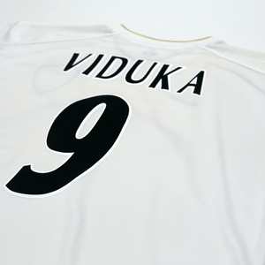 2000/02 Viduka #9 Leeds United Vintage Nike Home Football Shirt (L)